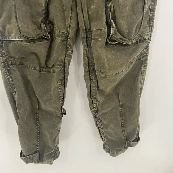 Free People Can’t Compare Slouch Pants Olive Cargo Pants - Picture 5 of 14
